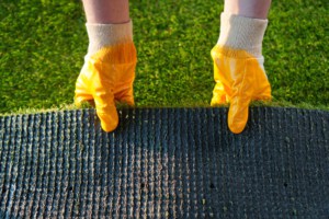 Installing synthetic turf